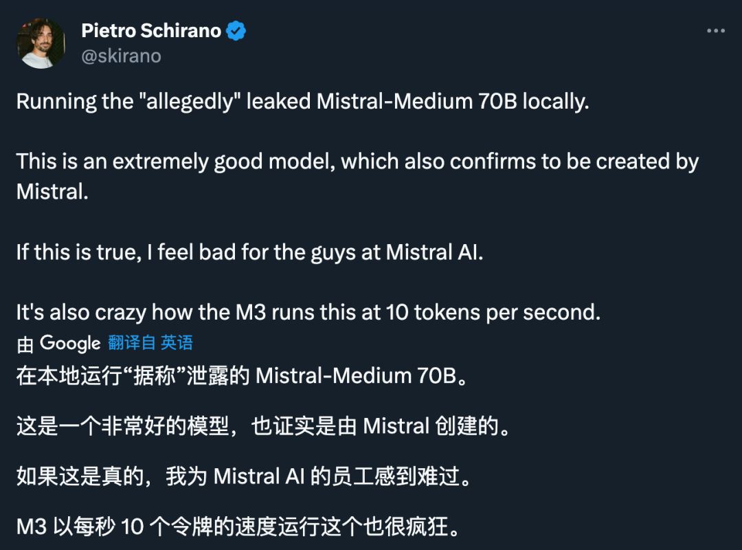 Mistral-Medium意外泄露?冲上榜单的这个神秘模型让AI社区讨论爆了