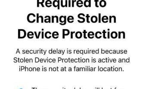 如何在iPhone上启用被盗设备保护