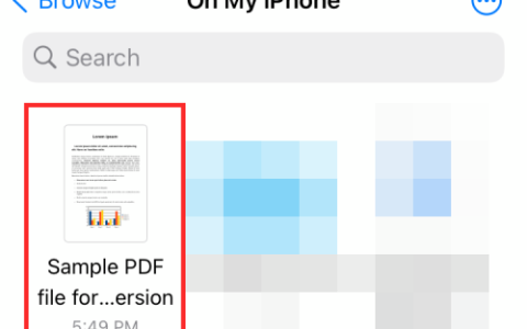 如何在 iPhone 上使用文件应用程序编辑 PDF