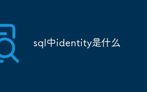 SQL中的identity属性是什么意思？