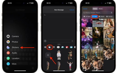 升级 iOS 17后如何将实况照片变成实况贴纸？