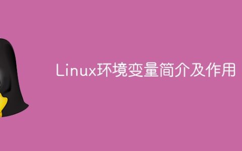 Linux环境变量简介及作用