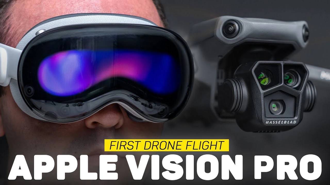 如何使用 apple vision pro 驾驶无人机