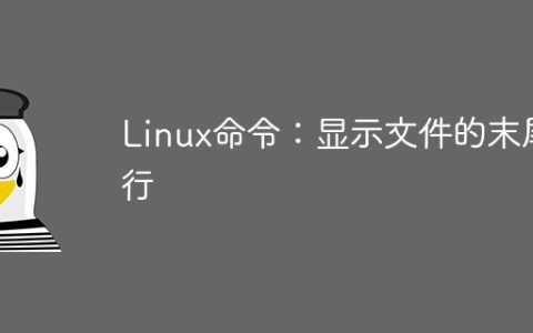 Linux命令：查看文件的最后一行