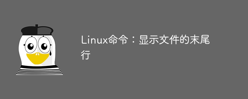 linux命令:显示文件的末尾行