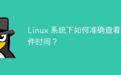 如何精确查看 Linux 系统下的文件时间？