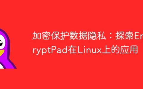 保护数据隐私：深入探讨Linux平台上的EncryptPad应用