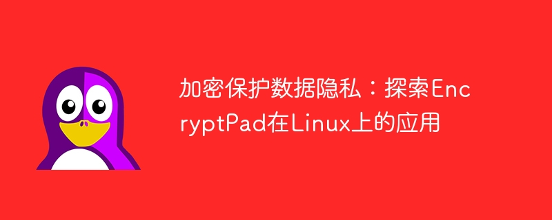 加密保护数据隐私:探索encryptpad在linux上的应用