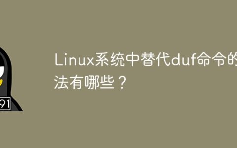 替代duf命令的Linux系统工具有哪些选择？
