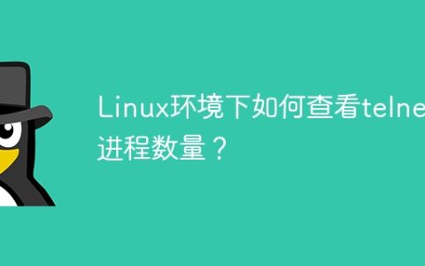 Linux环境下如何查看telnet进程数量？