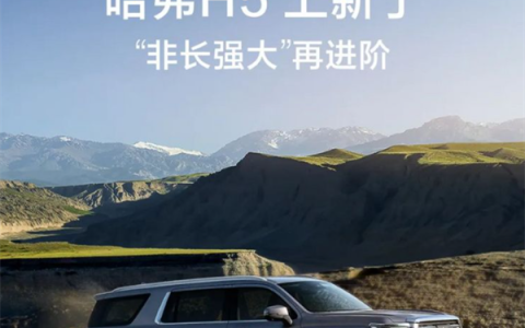 哈弗H5新增车型正式上市，配置丰富售价亲民