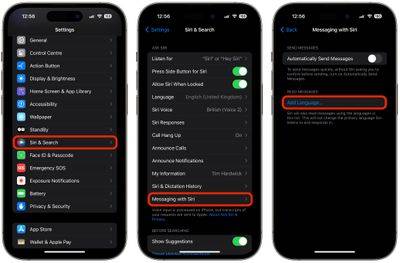 iOS 17.4:让 Siri 以其他语言朗读给您的信息
