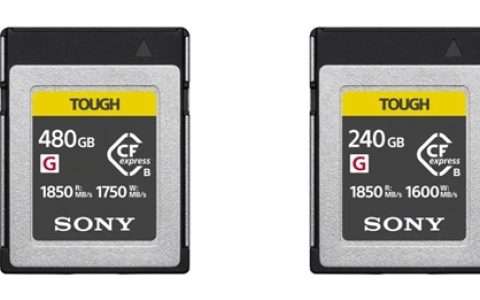 索尼推出新款TOUGH三防CFexpress存储卡，480GB版售价6999元起
