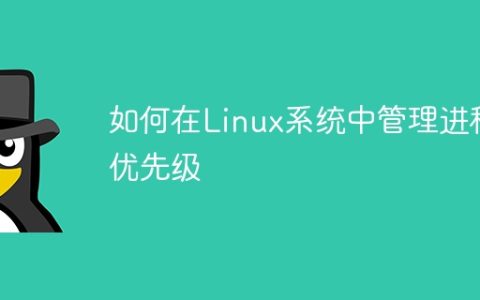 如何在Linux系统中管理进程优先级