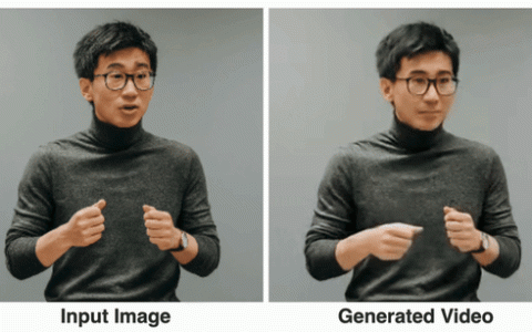 谷歌发布“Vlogger”模型：单张图片生成10秒视频