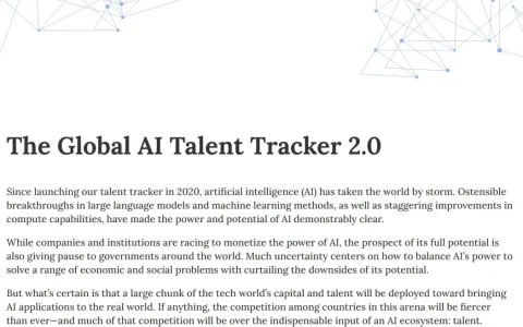 顶尖AI研究者，中国贡献26%：全球人才智库报告出炉