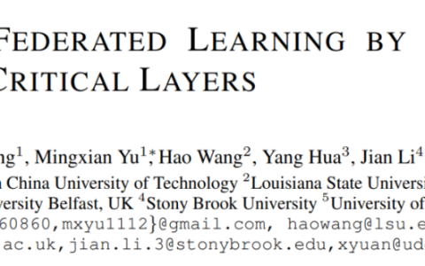 ICLR 2024 | 联邦学习后门攻击的模型关键层