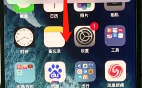 iphonexs中关闭横屏的操作步骤