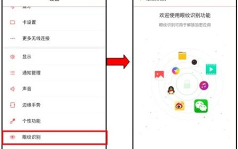 红魔Mars录入眼纹的操作流程