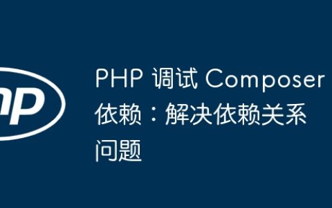 PHP 调试 Composer 依赖：解决依赖关系问题