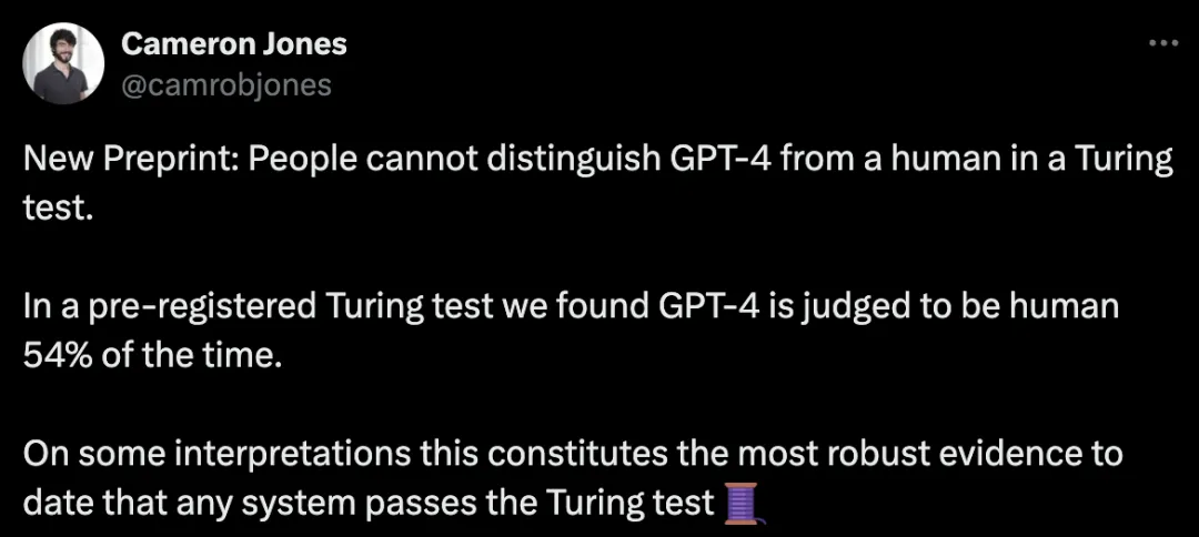 GPT-4通过图灵测试,胜率高达54%!UCSD新作:人类无法认出GPT-4