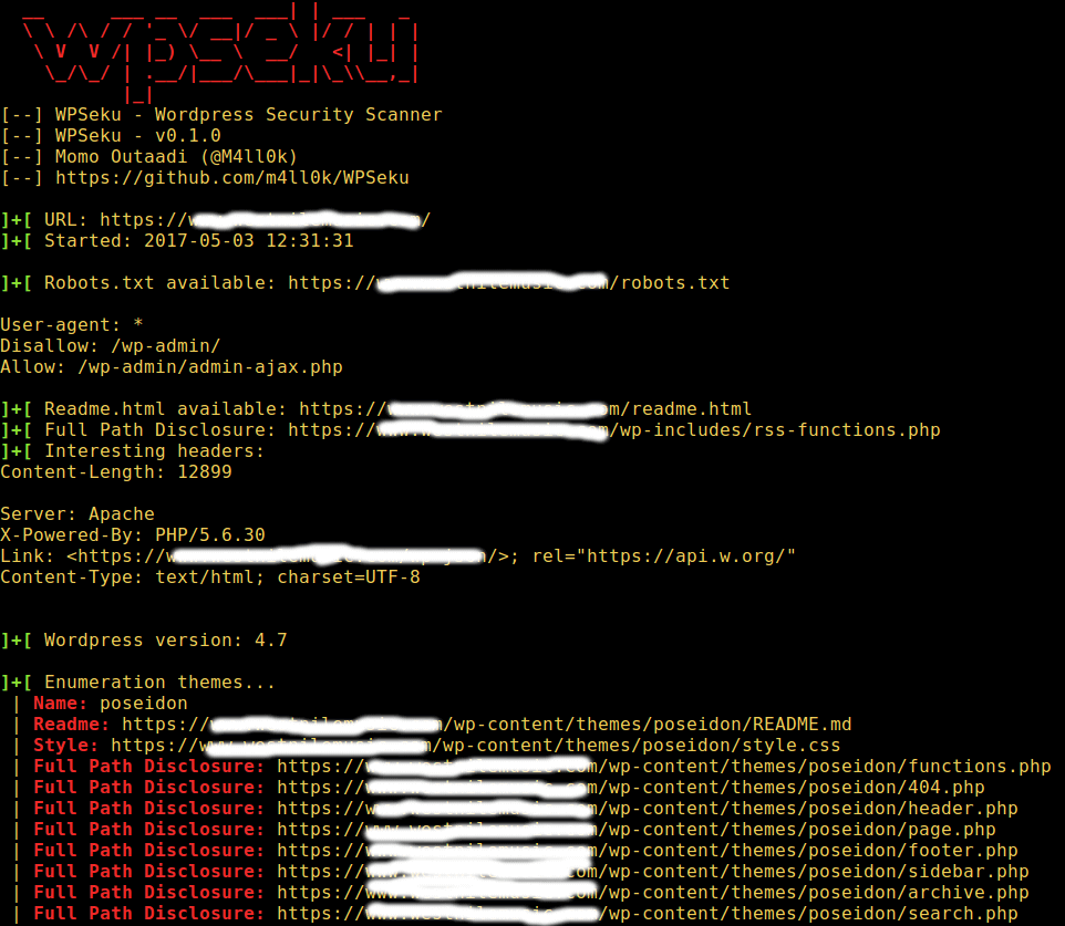 如何使用WPSeku找出 WordPress 安全问题?