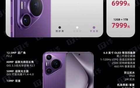 华为内部人士：Pura 70 系列手机出货量同比 P60 增长 125%