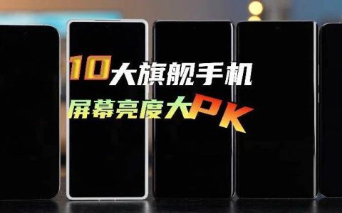 2024 十大旗舰手机屏幕亮度横评