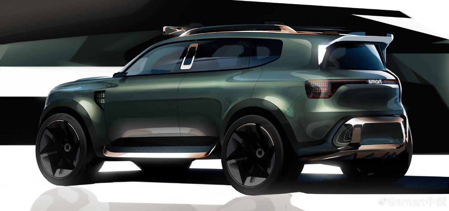 奔驰设计新作曝光!精灵#5大五座SUV,有何亮点?
