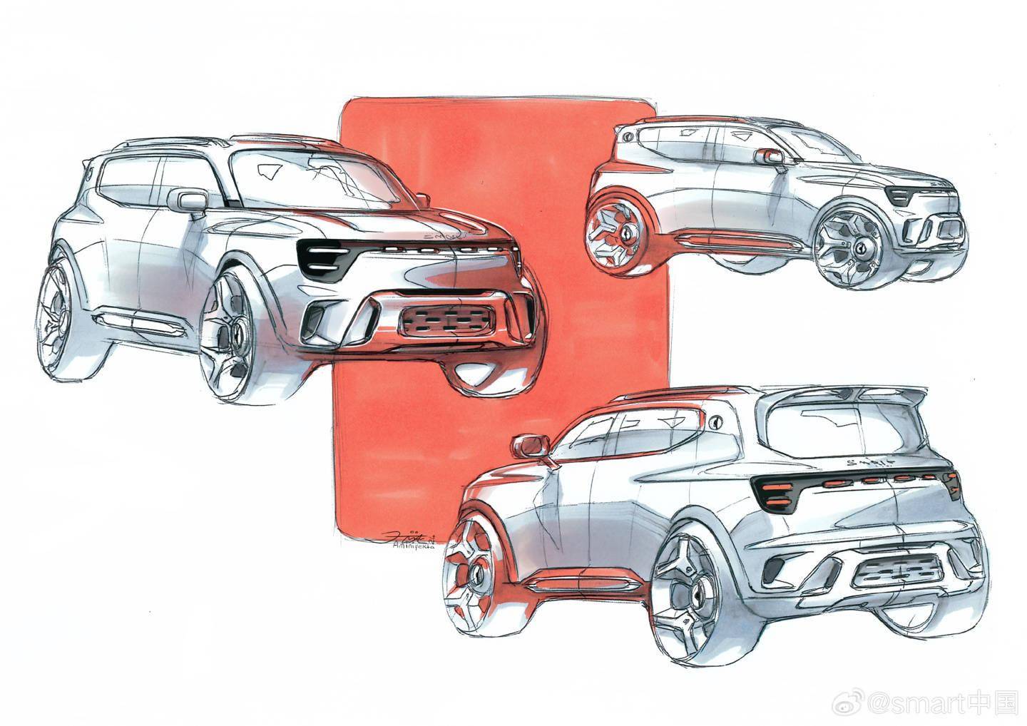 奔驰设计新作曝光!精灵#5大五座SUV,有何亮点?