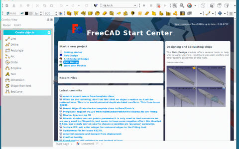 Linux 下的 3D 设计软件-FreeCAD