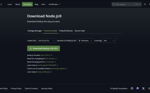 教程如何使用 Node js 直到显示“Hello World”