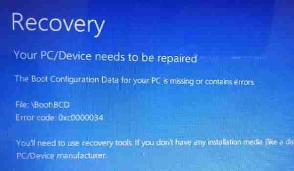 win10开机蓝屏recovery怎么修复 win10recovery蓝屏解决教程