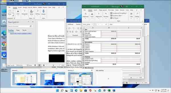 Win11怎么使用虚拟桌面 Win11使用虚拟桌面的方法