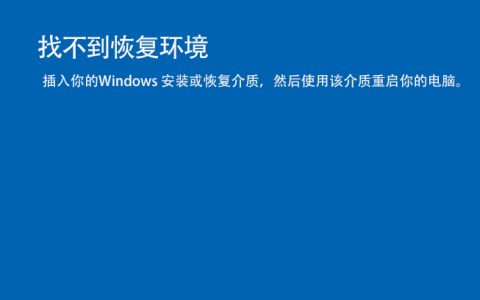找不到恢复环境怎么办 win11系统开机蓝屏提示找不到恢复环境的解决方法