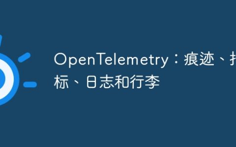 OpenTelemetry：痕迹、指标、日志和行李