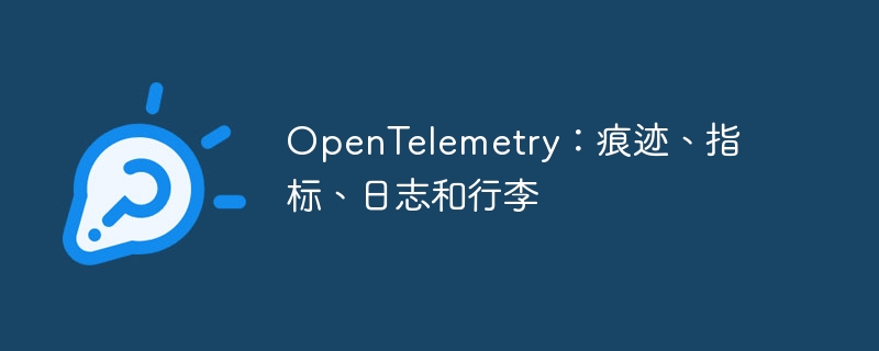 opentelemetry:痕迹、指标、日志和行李