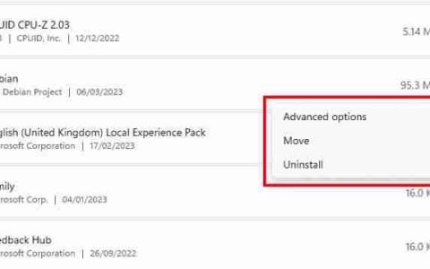 修复升级Windows 11破坏Windows Linux子系统