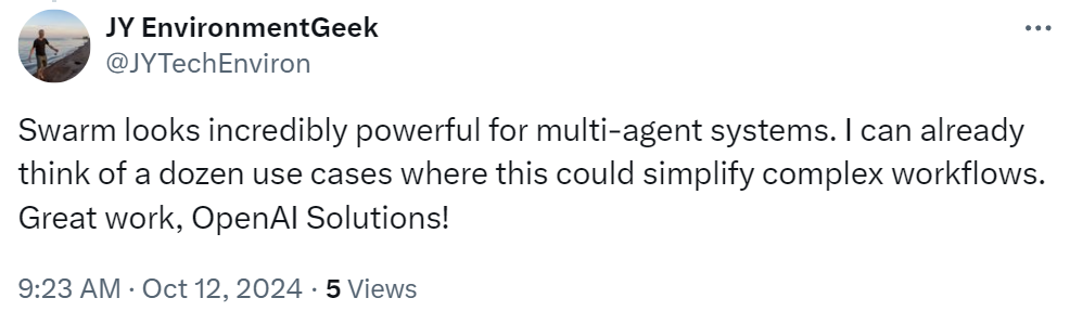 OpenAI今天Open了一下:开源多智能体框架Swarm