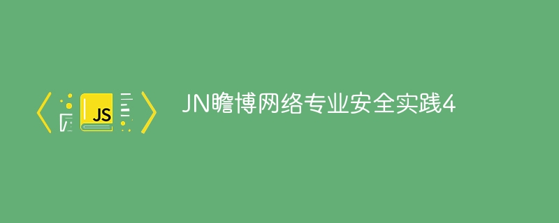 jn瞻博网络专业安全实践4