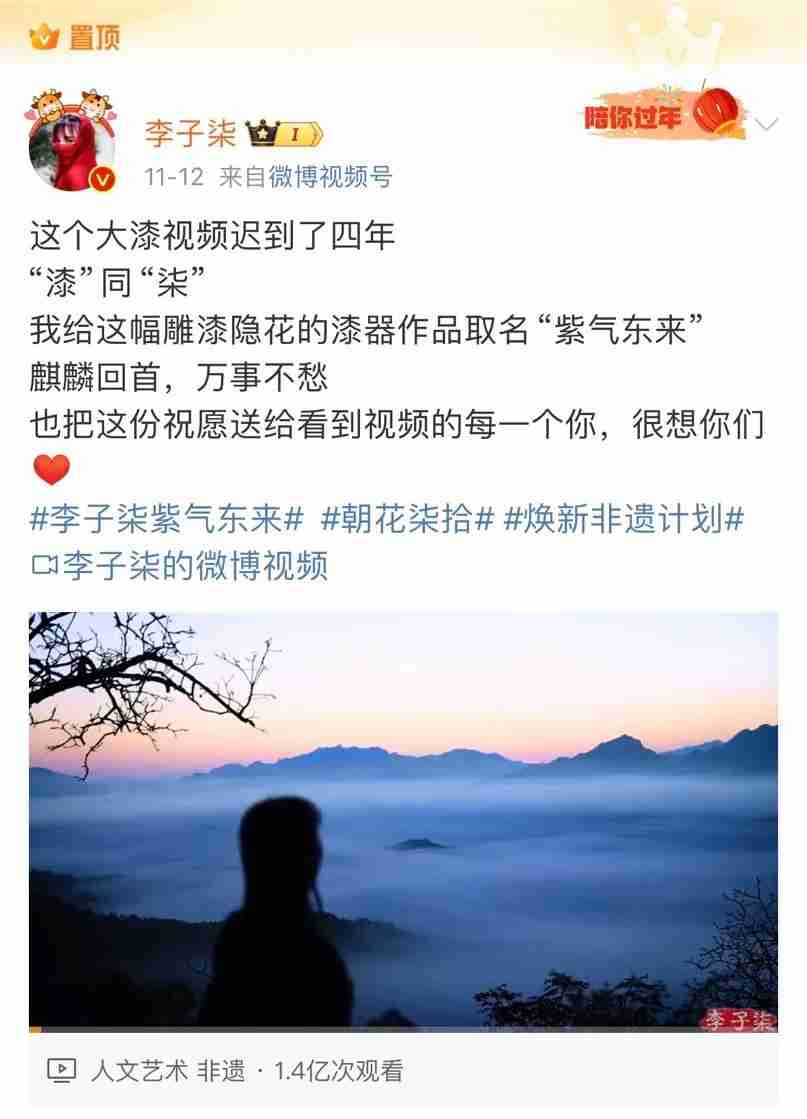 李子柒复更爆火,是一次公共影响力示范