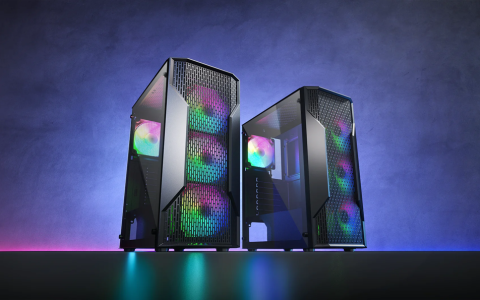骨伽推出 MX110 RGB 小巧入门中塔机箱：预装前 3 后 1 四颗风扇