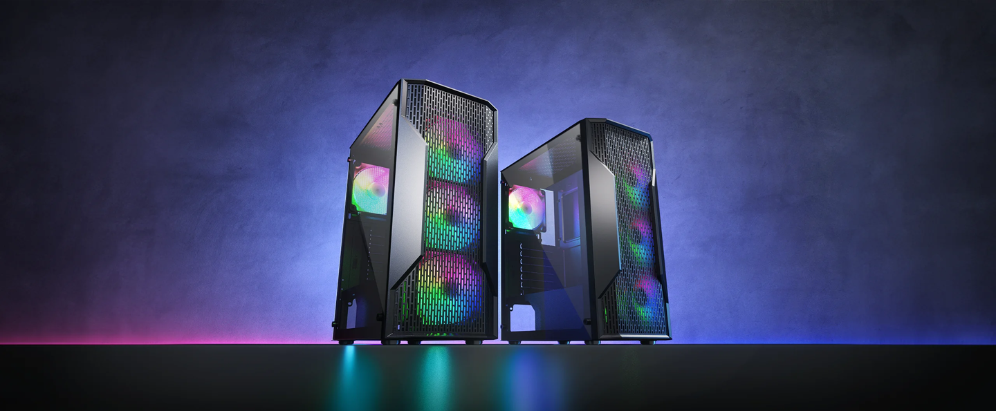 骨伽推出 MX110 RGB 小巧入门中塔机箱:预装前 3 后 1 四颗风扇