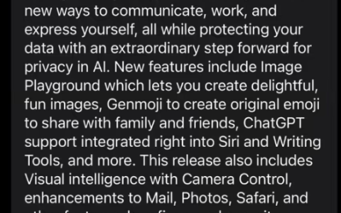 iOS 18.2RC2版本评测