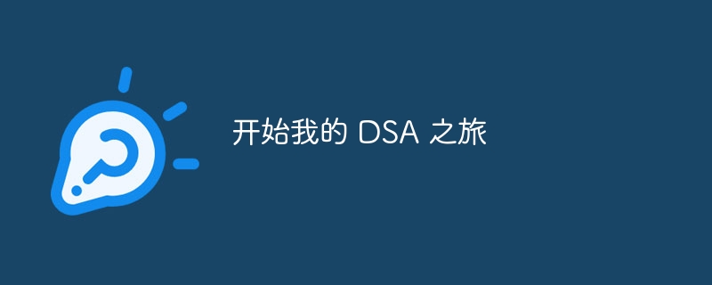 开始我的 dsa 之旅