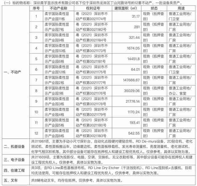 起拍价12.3亿元!柔宇显示名下资产流拍