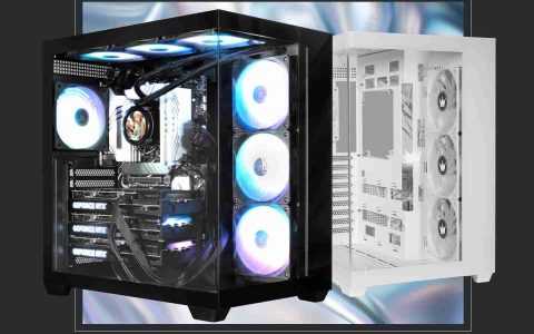 影驰 GALAX 海外推出名人堂 HOF ALLSYNQ 全景海景房机箱，兼容背插