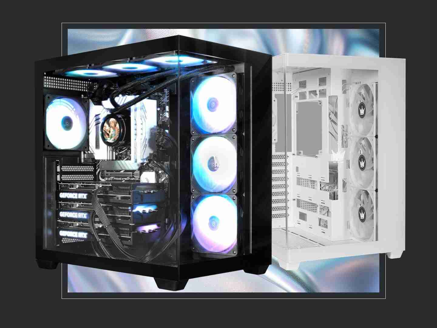 影驰 GALAX 海外推出名人堂 HOF ALLSYNQ 全景海景房机箱,兼容背插