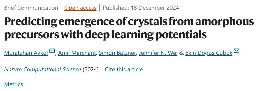 高精度识别多材料系统,谷歌DeepMind深度学习方法预测晶体材料,登Nature子刊