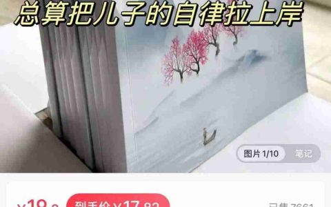 在小红书上卖寒假自律神器，3个月卖12W+